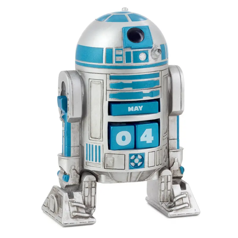 R2-D2 Perpetual Calendar With Sound – Hallmark Star Wars Desk Accessory 1