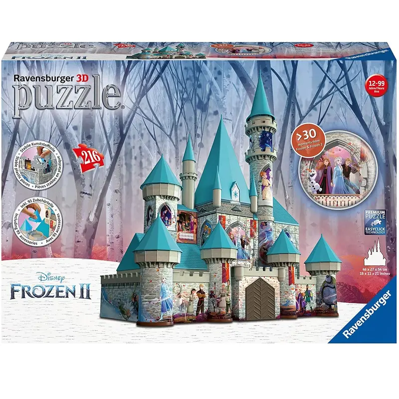 Ravensburger Frozen Ii Castle 3D Jigsaw Puzzle – 216-Piece Buildable Model 1