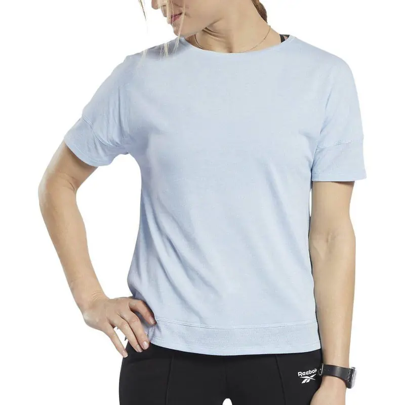 Reebok Activchill + Cotton Women'S Short-Sleeve Training Top – Blue 1