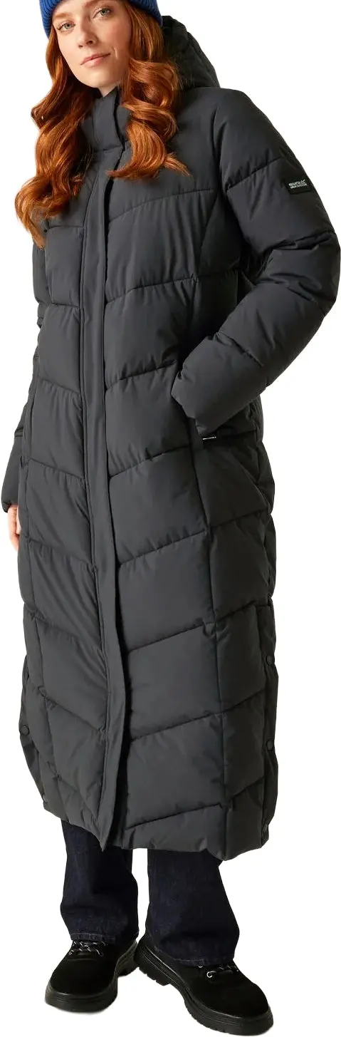 Regatta Eloria Quilted Packable Jacket For Women – Charcoal Grey 1