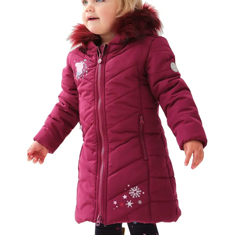 Regatta Peppa Pig Kids’ Padded Jacket – Red 1