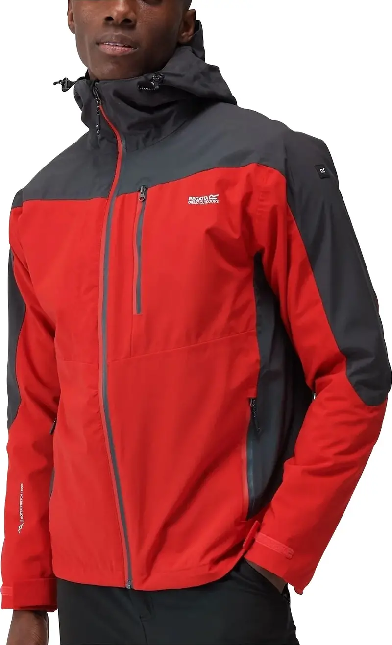 Regatta Wentwood Viii 3-In-1 Reversible Waterproof Jacket For Men – Red 1