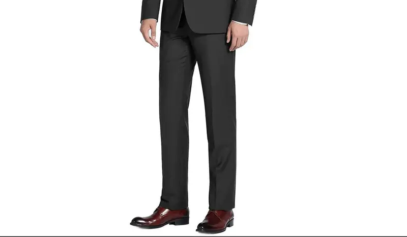 Renoir Classic Black Flat-Front Dress Pants 1