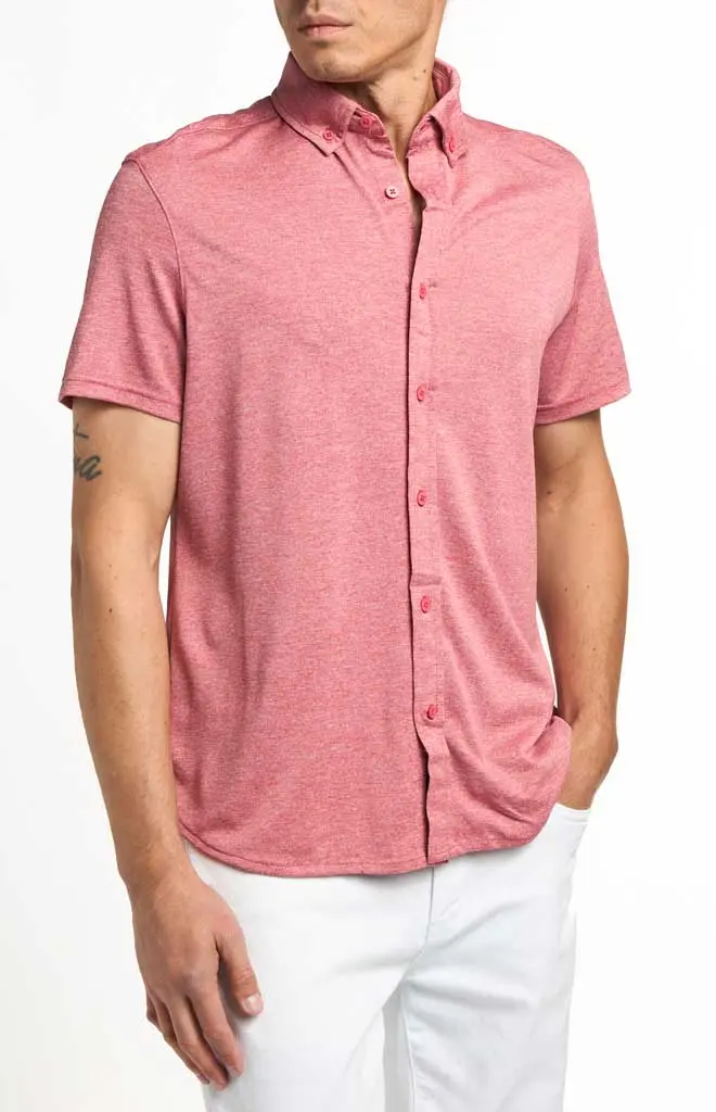 Report Collection Poly Pique Knit Sport Shirt – Short Sleeve 1