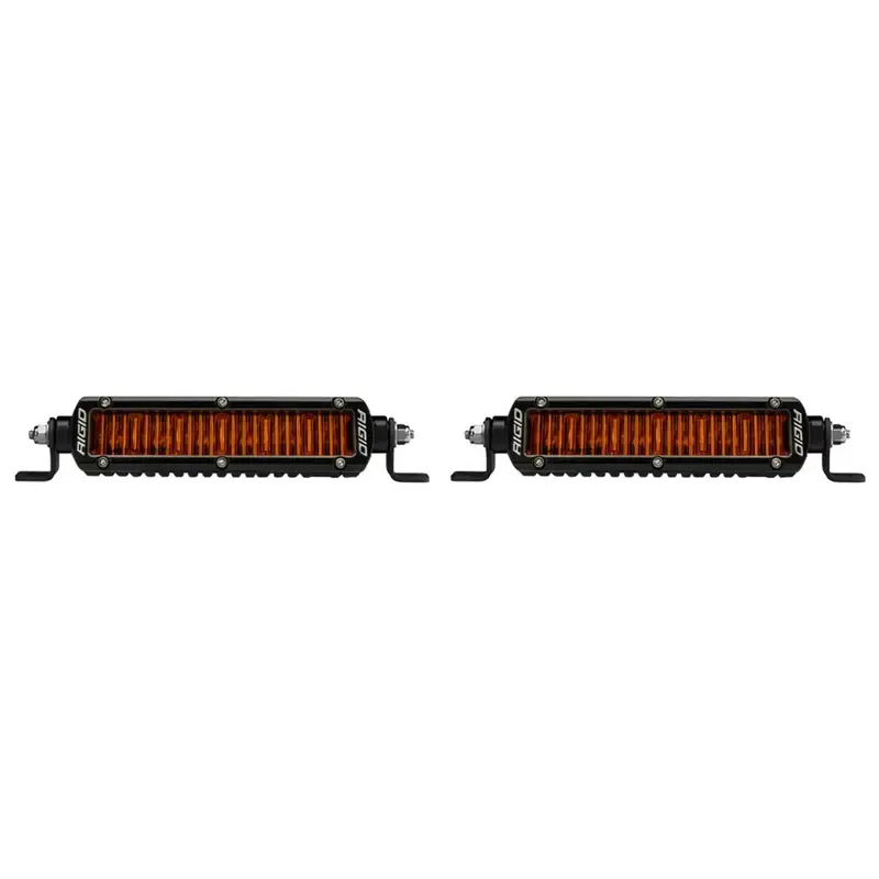 Rigid Industries Sr-Series Pro Light Bar – 6-Inch Amber Led With Dual Lens Pair (Model 906705) 1