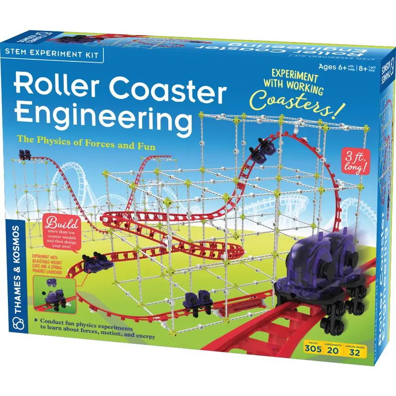 Roller Coaster Maker Stem Engineering Kit – Model Building & Physics Exploration 1