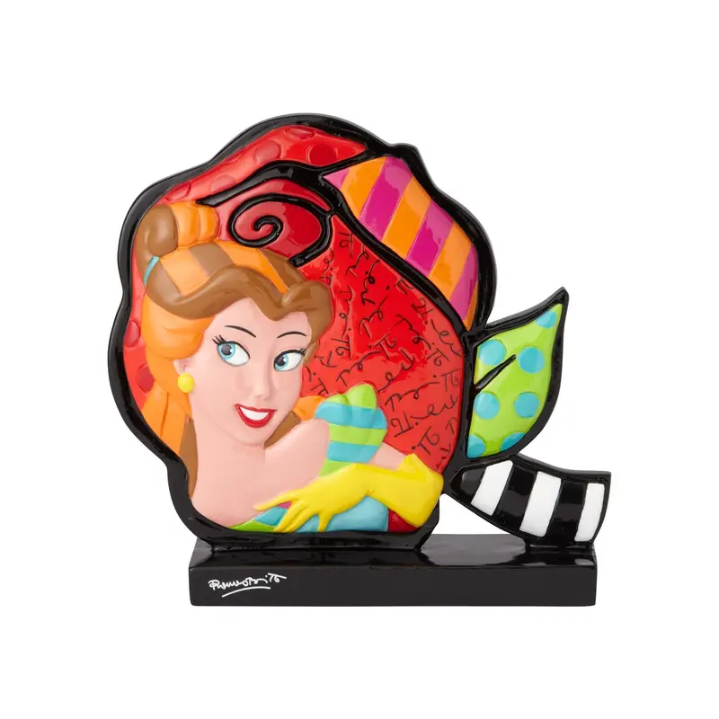 Romero Britto Disney Belle Rose Collectible Figurine 1