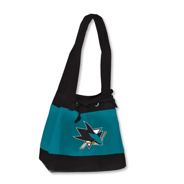 San Jose Sharks Insulated Lunch Tote – Flat Base With Embroidered Team Logo 1