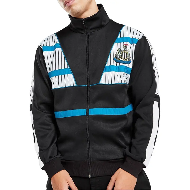 Score Draw Retro 1990 Newcastle United Men'S Track Jacket 1