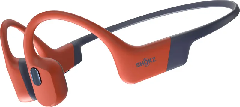 Shokz Openswim Pro Waterproof Swimming Headphones – Vibrant Red 1