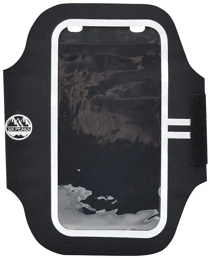 Six Peaks Adjustable Armband Phone Holder For Runners – Black 1