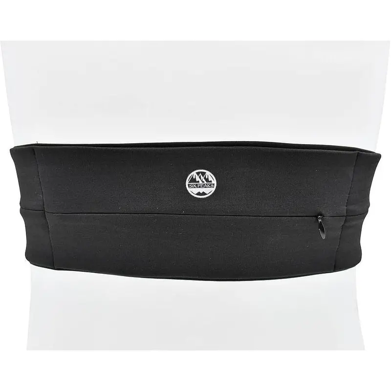Six Peaks Slim Adjustable Running Waist Pack – Black 1
