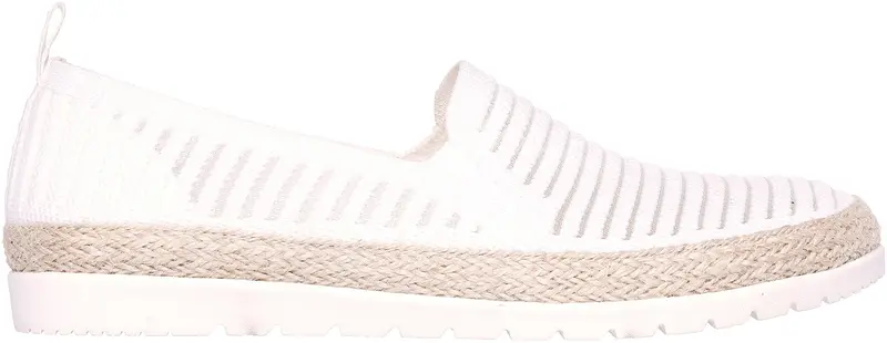 Skechers Bobs Flexpadrille Sparkling Sky Women'S White Casual Shoes 1