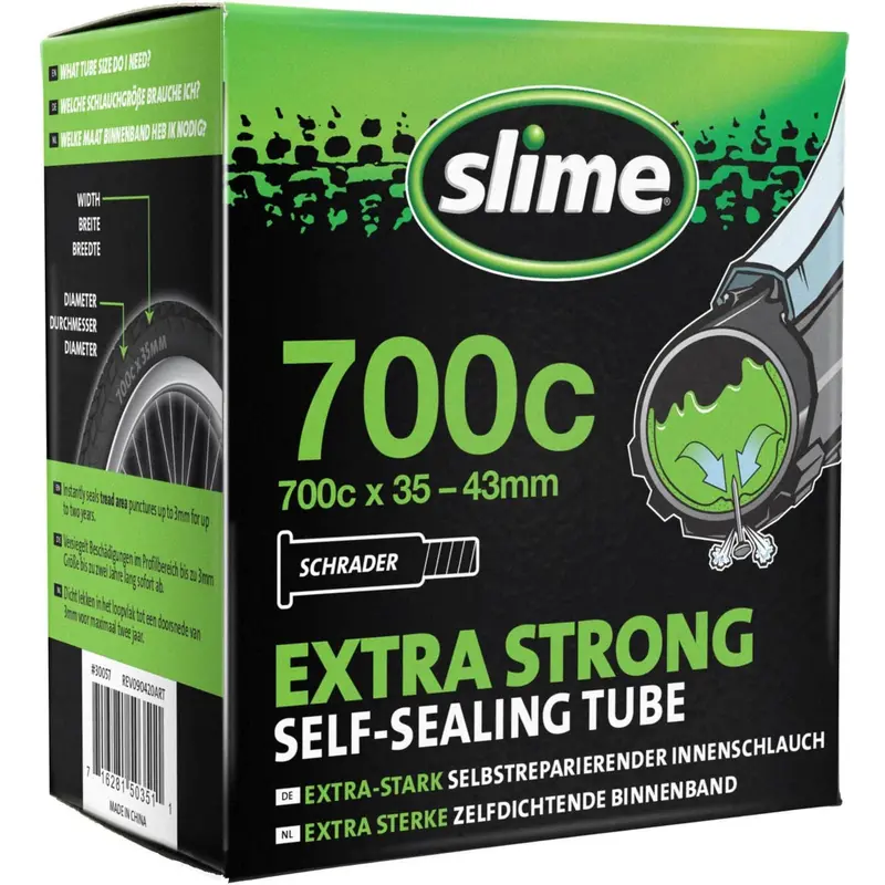 Slime Smart Self-Sealing Inner Tube – 700X35–43C, Schrader Valve 1