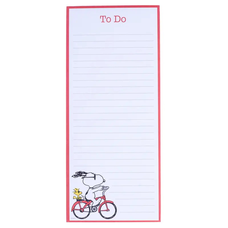 Snoopy & Woodstock Magnetic Notepad – Peanuts-Themed Hallmark Desk Accessory 1