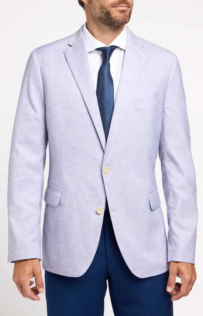 Society Of Threads Jordan Lino-Blend Stretch Blazer 1