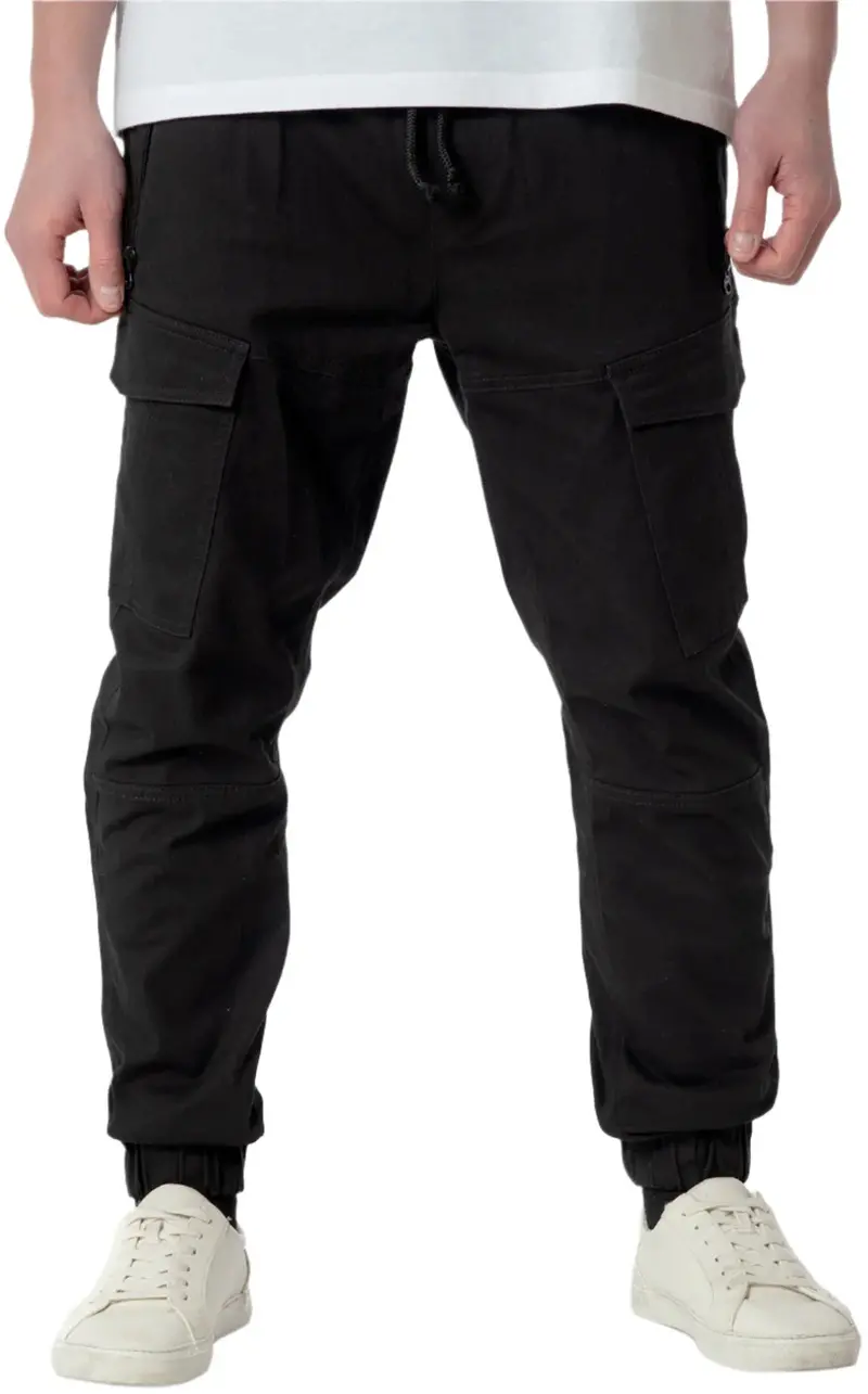 Solo Artist Mp Forky Men'S Utility Cargo Pants – Obsidian Black 1