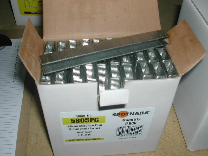 Spotnails 5812Pg-30M 18Ga × 5/16" Crown × 1-1/2" Staples – High-Capacity Pack For Bea 92 & Bostitch Sl (30,000) 1