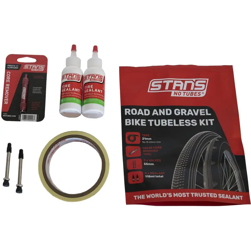 Stan'S Notubes Road Tubeless Conversion Kit – 55Mm Rim Height, 21Mm Internal Width 1