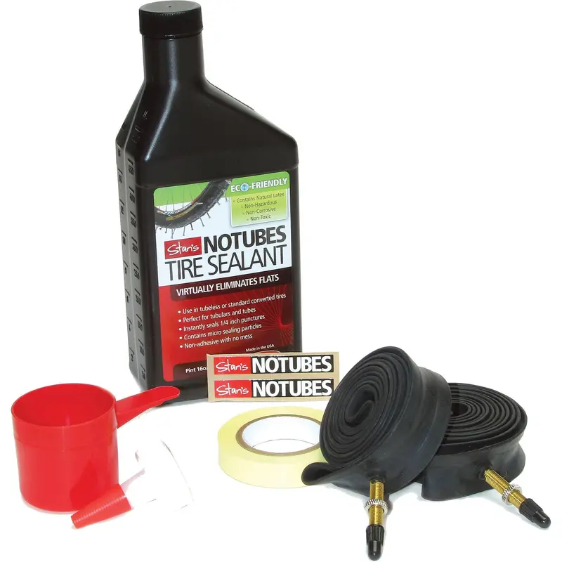 Stan’S Notubes Standard Tubeless Conversion Kit – Rim Tape, Valves & Sealant 1