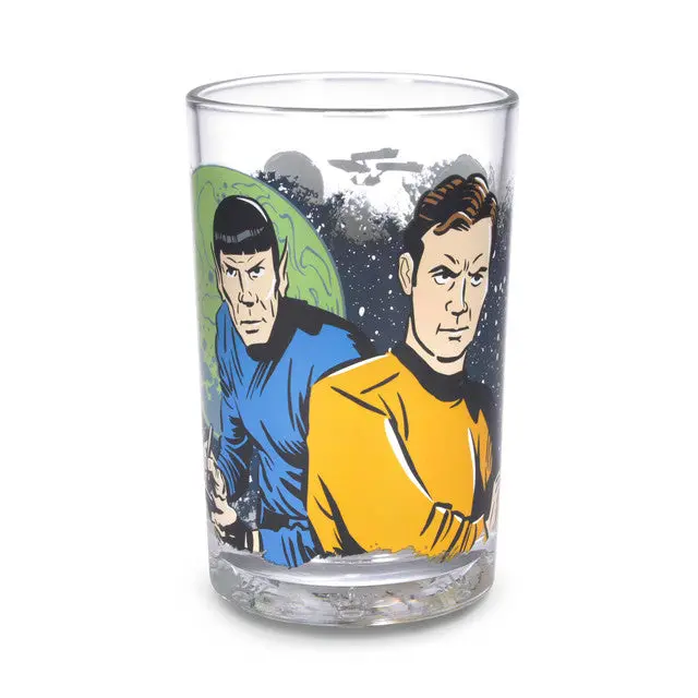 Star Trek Enterprise Icons Drinking Glass – 13.5 Oz Hallmark Collectible 1