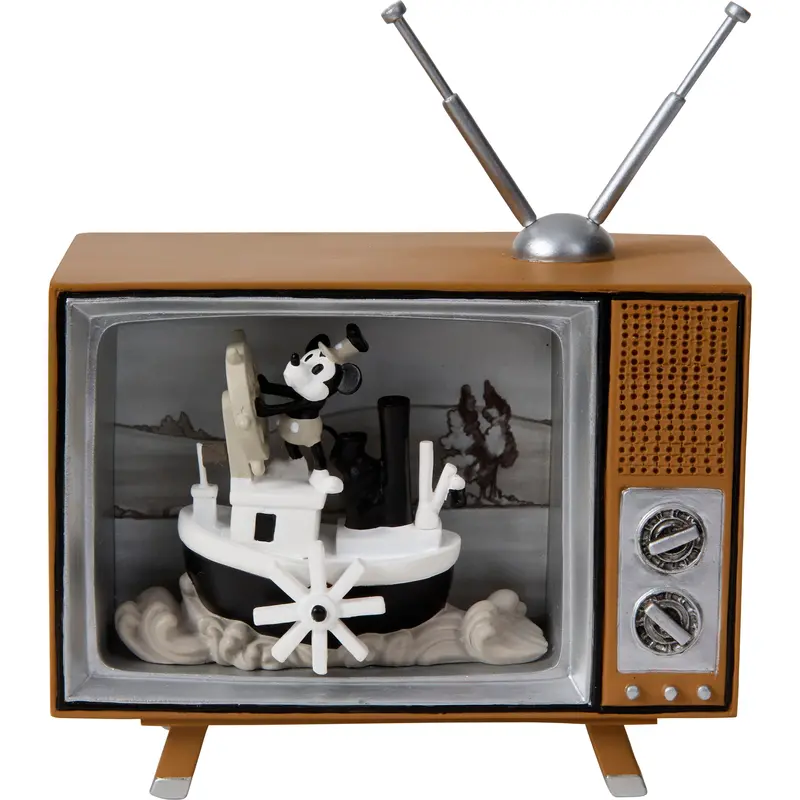 Steamboat Willie Mickey Mouse Led Shadow Box – Precious Moments Disney Tribute 1