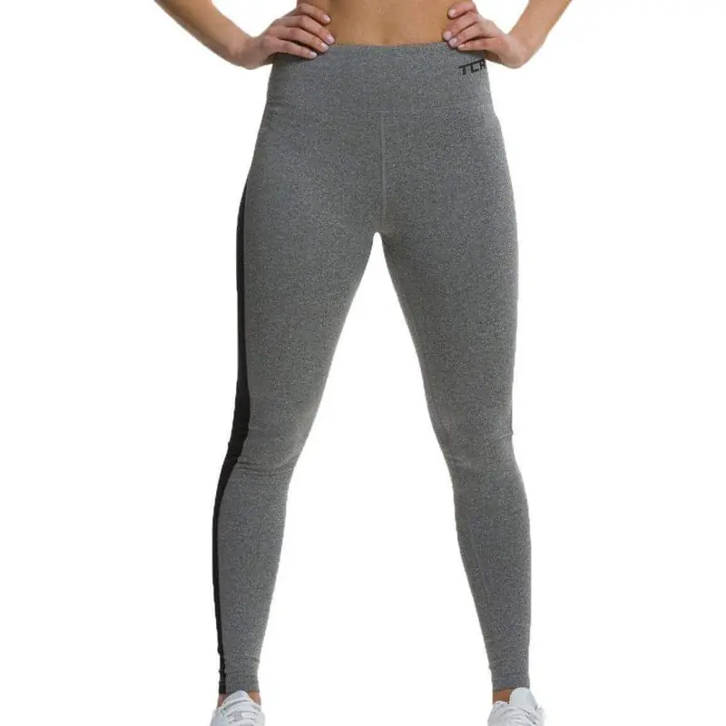 Tca Balance Women’S Seamless Long Running Tights – Heather Grey 1