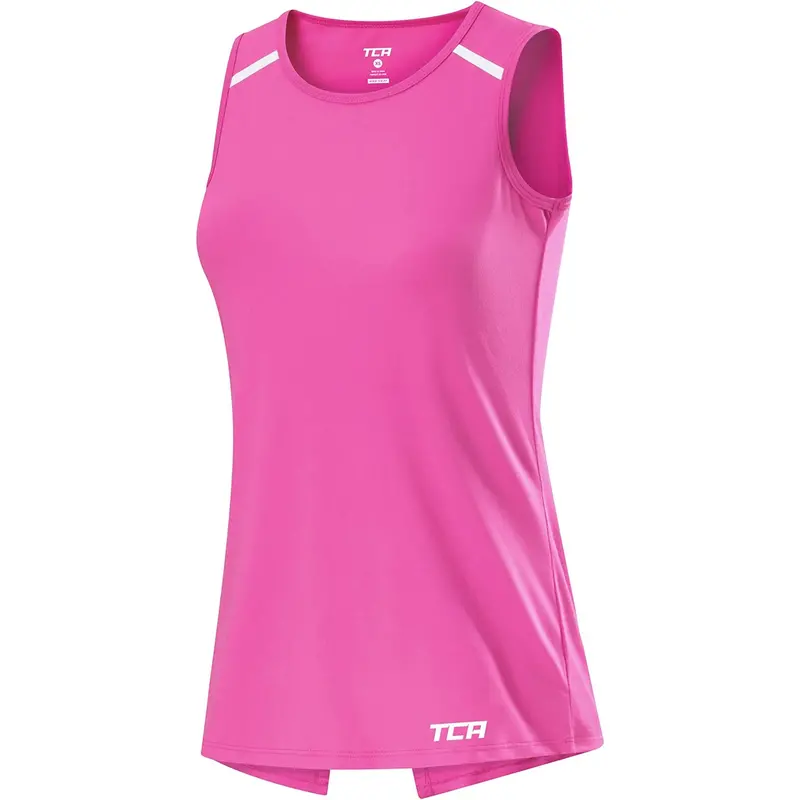 Tca Crossback Cooling Women'S Training Tank Top – Blush Pink 1