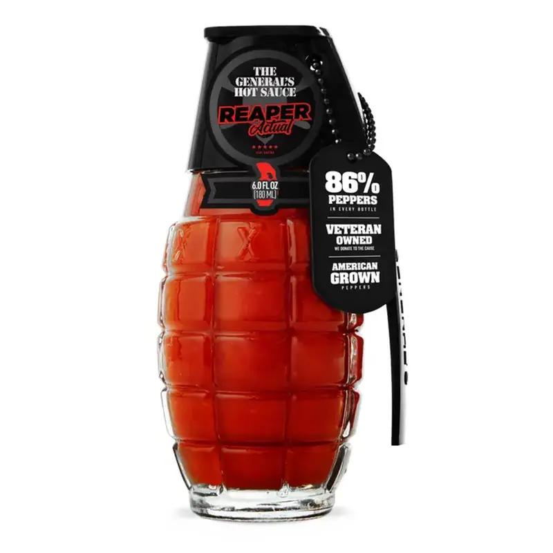 The General'S Reaper Actual Heat Hot Sauce, 6 Oz Bottle 1