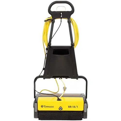 Tornado Br18/1 Mw Cylindrical Brush Scrubber – Manual Walk-Behind Floor Cleaning System 1