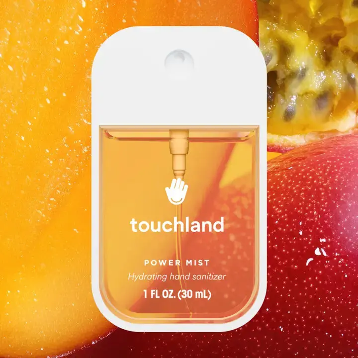 Touchland Mango Passion Power Mist Hand Sanitizer – 1 Oz Tropical Hydrating Mist 1