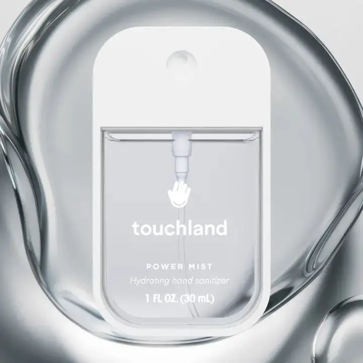 Touchland Unscented Power Mist Hand Sanitizer – 1 Oz Gentle Hydrating Mist 1
