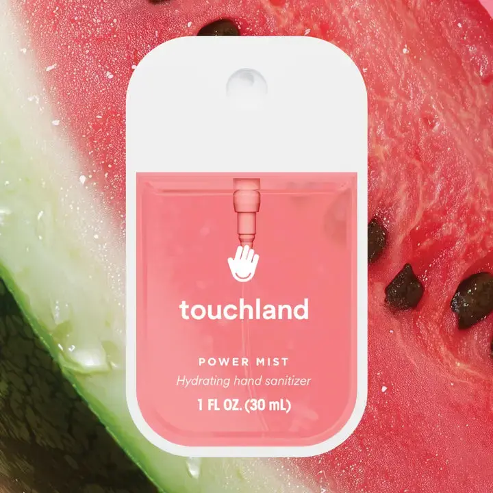 Touchland Wild Watermelon Power Mist Hand Sanitizer – 1 Oz Hydrating Formula 1