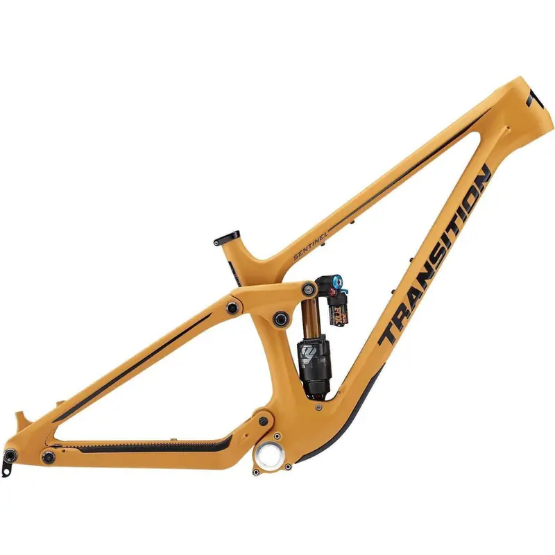 Transition Sentinel Carbon Mountain Bike Frame (2022) – Metallic Gold 1