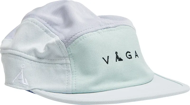 Vaga Club Performance Running Cap – Blue, Sweat-Wicking & Reflective Trim 1