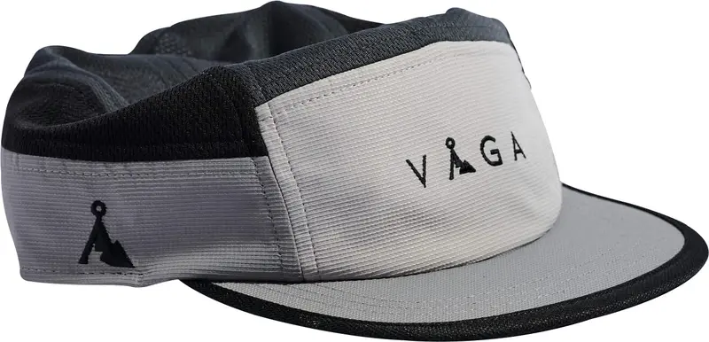 Vaga Club Performance Running Cap In Charcoal Grey 1