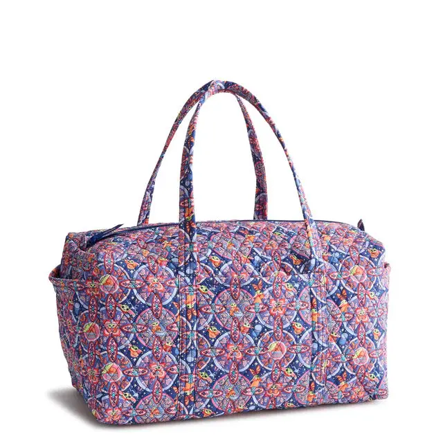 Vera Bradley Grogu Medallion Large Duffel Bag – Premium Travel Tote 1