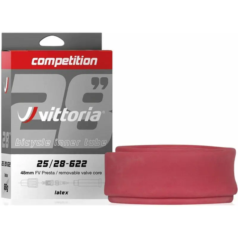 Vittoria Competition Latex Inner Tube – 700×30–38C, 48Mm Presta Valve 1