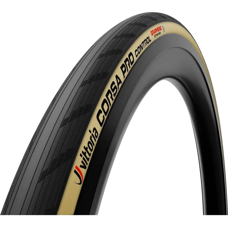 Vittoria Corsa Pro Control G2.0 Tubeless-Ready Road Tyre – Tan Wall 1