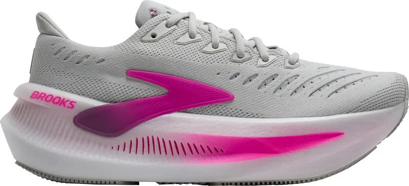 Women'S Brooks Glycerin Max 2 Max-Cushion Running Shoes – Soft Grey 1