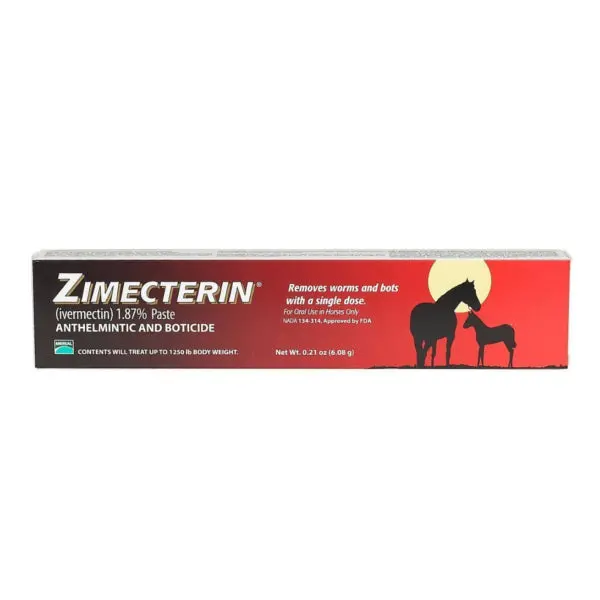 Zimectrin Equine Deworming Paste – Ivermectin Treatment For Horses 1