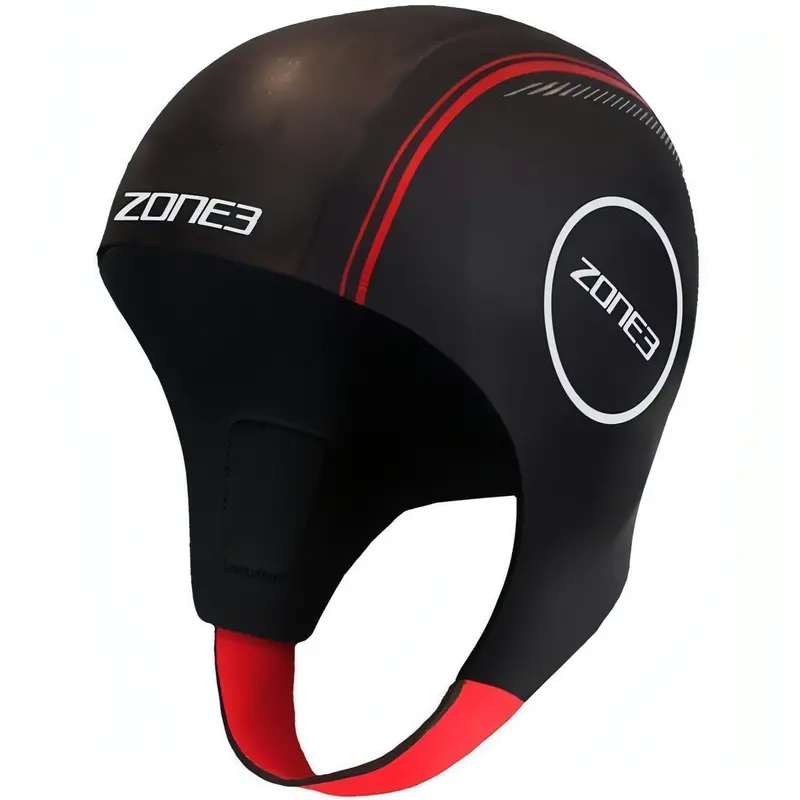 Zone3 Neoprene Swim Cap – Sleek Black 1