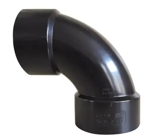 3-Inch Pvc Dwv 90-Degree Elbow Fitting – Hub Style For Drain-Waste-Vent Systems 1