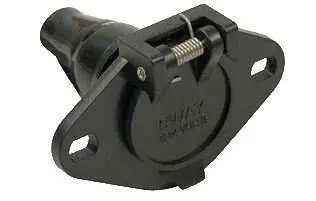 6-Way Electrical Socket With Protective Boot – Bulk Packaging 1