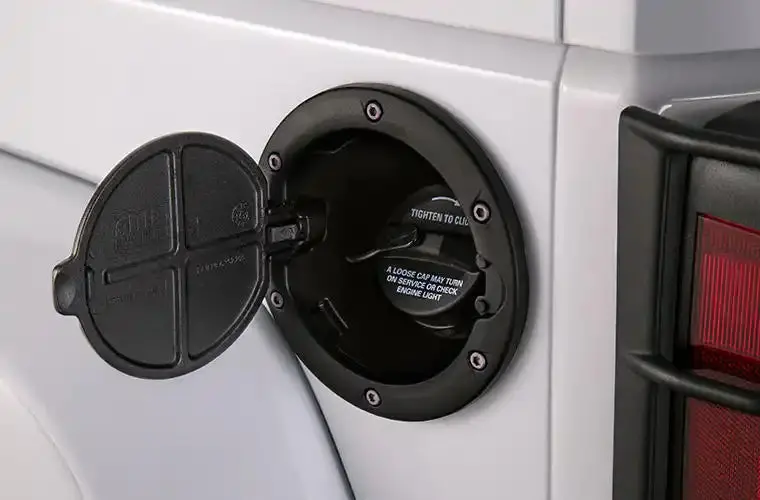 Amp Research Billet Aluminum Fuel Door Covers – Sleek, Custom Fit 1