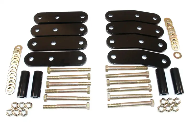 Bds Suspension Bds124102 Front Shackle Lift Kit – 1-Inch For Jeep Yj/Cj With 1–3.5-Inch Lift 1