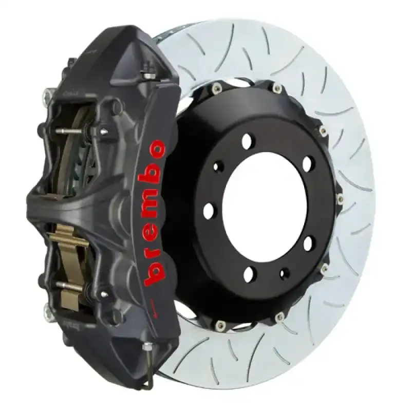 Brembo Front Gts Big Brake Kit For 2014–2020 Bmw I8 – 380X32Mm Two-Piece Slotted Rotors, Black Ha Finish 1