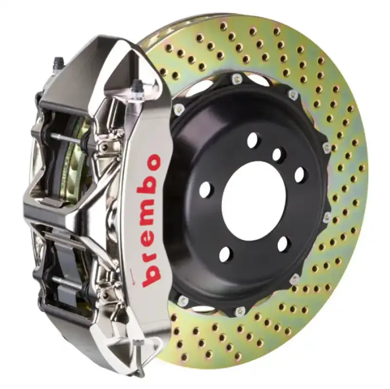 Brembo Gtr Big Brake Kit For 2017+ Audi A4 / 2018+ A5 – Front, 6-Piston, 380X32Mm Drilled Rotors 1