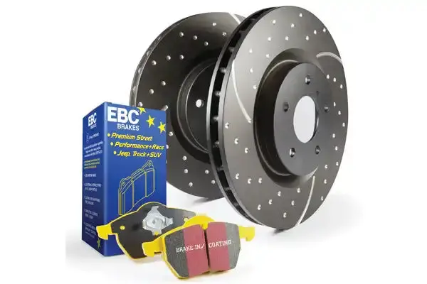 Ebc S5Kr1595 Sport Brake Rotors For Gd Chassis – Slotted Design For Enhanced Heat Dissipation And Fade Resistance 1