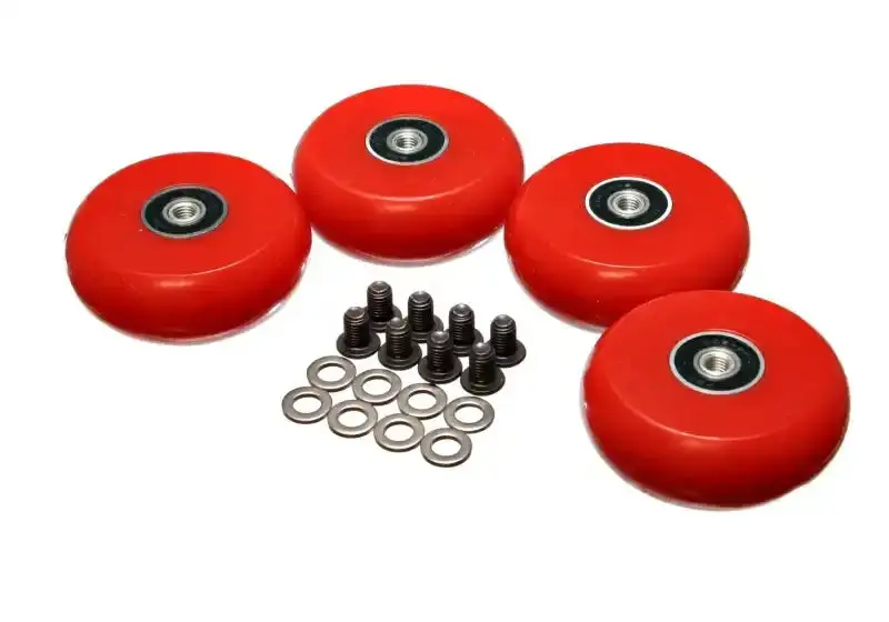Energy Suspension Hyper-Glide Polyurethane Caster Wheels – 2.375-Inch Diameter, Set Of 4 1